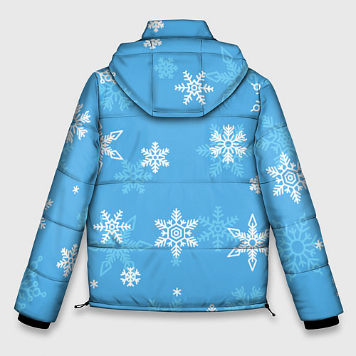 Мужская зимняя куртка Голубой снегопад / 3D-Светло-серый – фото 2