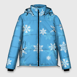 Куртка зимняя мужская Голубой снегопад, цвет: 3D-светло-серый