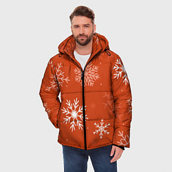 Куртка зимняя мужская Orange snow, цвет: 3D-красный — фото 2