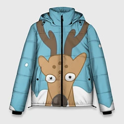 Куртка зимняя мужская Олень Джерри, цвет: 3D-светло-серый