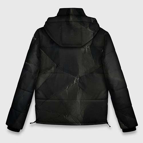 Мужская зимняя куртка Эффект мятой бумаги / 3D-Светло-серый – фото 2