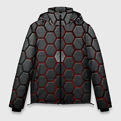 Куртка зимняя мужская Броня из стали, цвет: 3D-красный