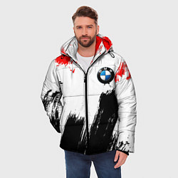 Куртка зимняя мужская BMW art, цвет: 3D-черный — фото 2
