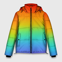 Куртка зимняя мужская Я радуга, цвет: 3D-черный