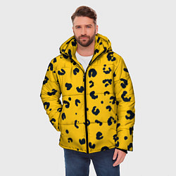 Куртка зимняя мужская Леопардик, цвет: 3D-красный — фото 2