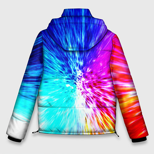 Мужская зимняя куртка Всплеск ярких красок / 3D-Светло-серый – фото 2