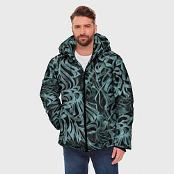 Куртка зимняя мужская Каллиграфический, цвет: 3D-черный — фото 2