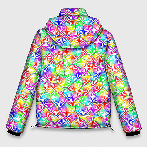 Мужская зимняя куртка Круг спектр / 3D-Светло-серый – фото 2