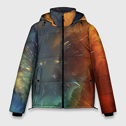 Мужская зимняя куртка Космический снегопад