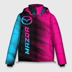 Мужская зимняя куртка Mazda - neon gradient: по-вертикали