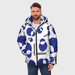 Куртка зимняя мужская Геометрия фигуры, цвет: 3D-светло-серый — фото 2