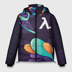 Куртка зимняя мужская Half-Life graffity splash, цвет: 3D-черный