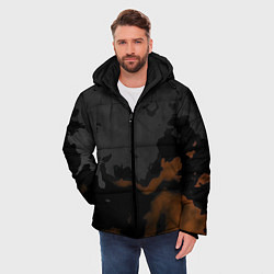Куртка зимняя мужская Темнота, цвет: 3D-черный — фото 2