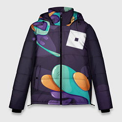 Куртка зимняя мужская Roblox graffity splash, цвет: 3D-черный