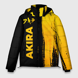 Мужская зимняя куртка Akira - gold gradient: по-вертикали