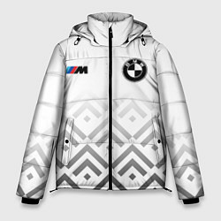 Мужская зимняя куртка BMW m power - белый