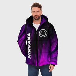 Куртка зимняя мужская Nirvana violet plasma, цвет: 3D-черный — фото 2