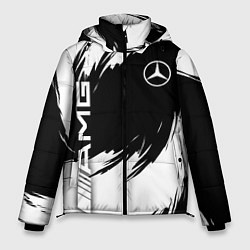 Куртка зимняя мужская Mercedes benz - white color, цвет: 3D-красный