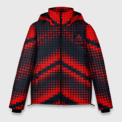 Куртка зимняя мужская Mitsubishi sign, цвет: 3D-светло-серый