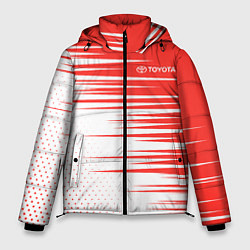 Куртка зимняя мужская Toyota sign, цвет: 3D-красный