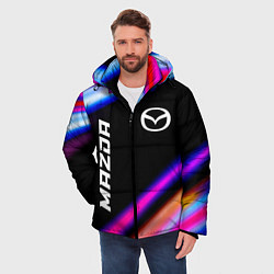 Куртка зимняя мужская Mazda speed lights, цвет: 3D-черный — фото 2