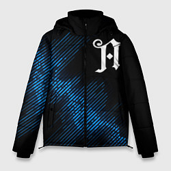 Куртка зимняя мужская Architects звуковая волна, цвет: 3D-черный