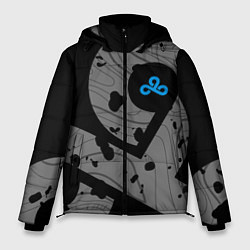 Куртка зимняя мужская Форма Cloud 9 black, цвет: 3D-светло-серый