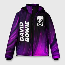 Куртка зимняя мужская David Bowie violet plasma, цвет: 3D-черный