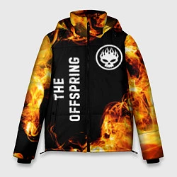 Куртка зимняя мужская The Offspring и пылающий огонь, цвет: 3D-черный