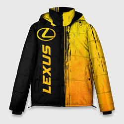 Мужская зимняя куртка Lexus - gold gradient: по-вертикали