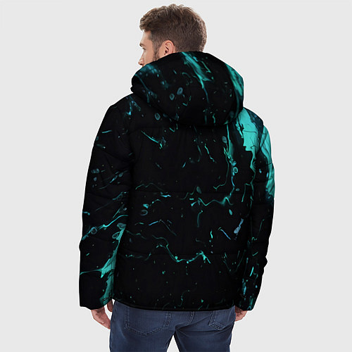 Мужская зимняя куртка Beastcoast абстракт / 3D-Красный – фото 4