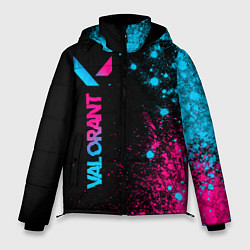 Мужская зимняя куртка Valorant - neon gradient: по-вертикали
