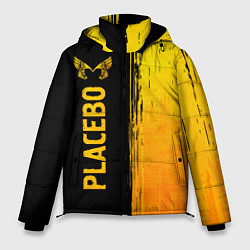 Мужская зимняя куртка Placebo - gold gradient: по-вертикали