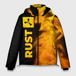 Куртка зимняя мужская Rust - gold gradient: по-вертикали, цвет: 3D-черный