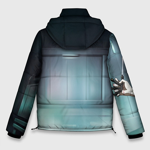 Мужская зимняя куртка Suzuya Juuzou / 3D-Светло-серый – фото 2