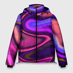 Куртка зимняя мужская Волшебные волны, цвет: 3D-светло-серый