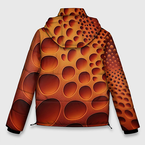 Мужская зимняя куртка Объемные впадины / 3D-Светло-серый – фото 2