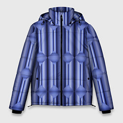 Куртка зимняя мужская Фиолетовая иллюзия, цвет: 3D-красный