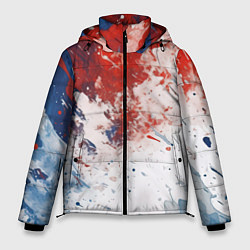 Куртка зимняя мужская Краски в цветах России, цвет: 3D-черный
