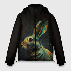 Куртка зимняя мужская Магический кролик, цвет: 3D-светло-серый