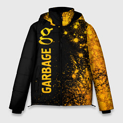 Мужская зимняя куртка Garbage - gold gradient: по-вертикали