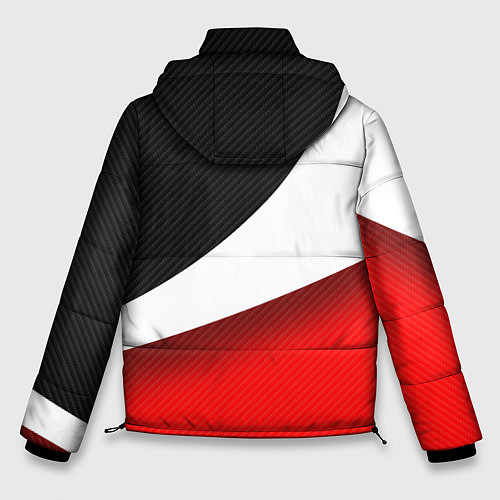 Мужская зимняя куртка Ducati - красно-черный / 3D-Светло-серый – фото 2