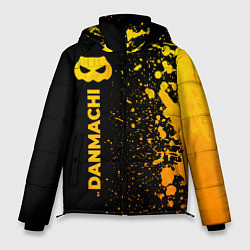 Мужская зимняя куртка DanMachi - gold gradient: по-вертикали