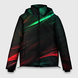 Куртка зимняя мужская Dark red and green, цвет: 3D-красный