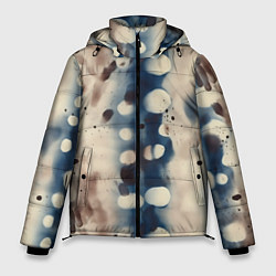 Куртка зимняя мужская Тай дай паттерн, цвет: 3D-черный