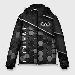 Куртка зимняя мужская Infiniti - черный металл, цвет: 3D-светло-серый
