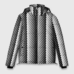 Мужская зимняя куртка Геометрический узор в елочку