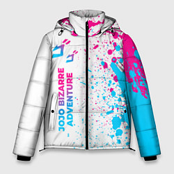Мужская зимняя куртка JoJo Bizarre Adventure neon gradient style: по-вер