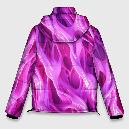 Мужская зимняя куртка Розова ткань текстуры / 3D-Светло-серый – фото 2
