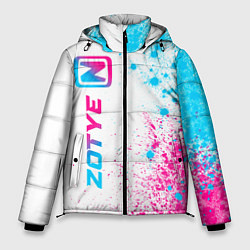 Мужская зимняя куртка Zotye neon gradient style: по-вертикали